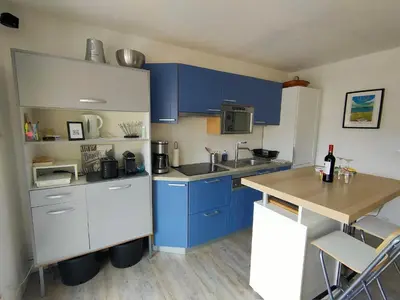 Cuisine ou kitchenette dans l'établissement La Patio Butia
