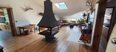 Coin salon dans l'établissement Carwyns Surf House