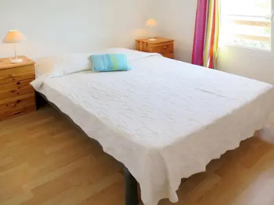 Un ou plusieurs lits dans un hébergement de l'établissement Holiday Home Résidence Dune Blanche - Sable by Interhome