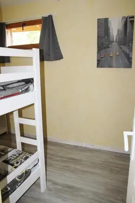 Cuisine ou kitchenette dans l'établissement Appartement Boucou