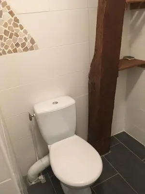 Salle de bains dans l'établissement Appartement Boucou