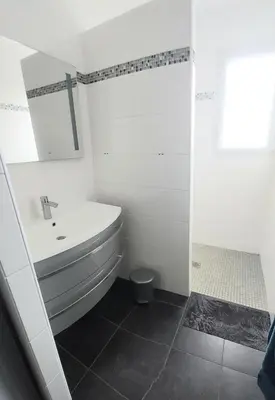 Salle de bains dans l'établissement Maison entre côte basque et côte Landaise