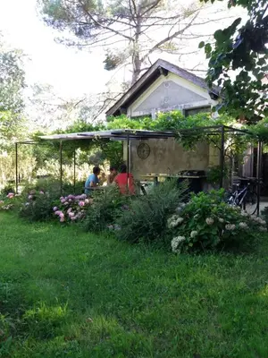 Jardin de l'établissement l'ancienne gare