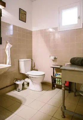 Salle de bains dans l'établissement Hacienda Messanges