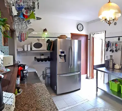 Cuisine ou kitchenette dans l'établissement Hacienda Messanges