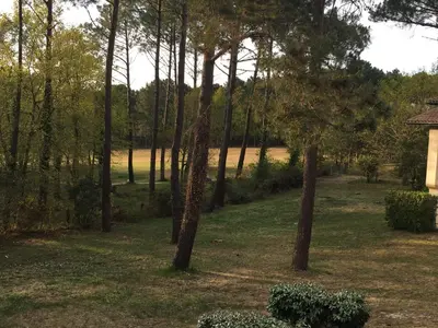 Jardin de l'établissement Appartement dans résidence de vacances