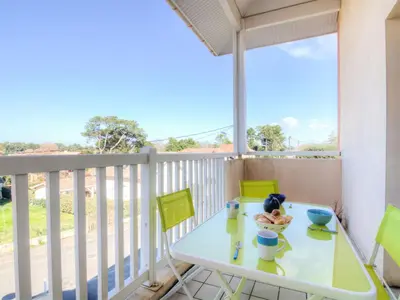 Balcon ou terrasse dans l'établissement Apartment les Terrasses du Cap by Interhome