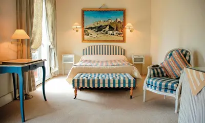 Un ou plusieurs lits dans un hébergement de l'établissement Villa MARSAN - Maison Hervé-Martin GARRAPIT