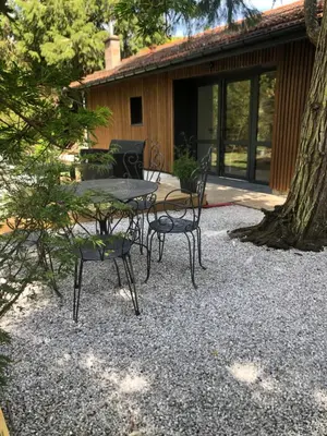 Jardin de l'établissement La grange de l ocean SPA
