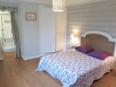 Un ou plusieurs lits dans un hébergement de l'établissement Holiday Home Le Belon by Interhome