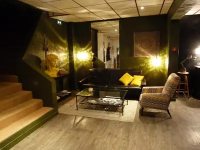 Coin salon dans l'établissement Etche Ona