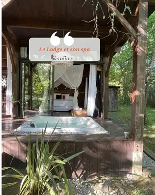 Jardin de l'établissement Les Landines