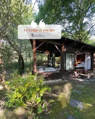 Jardin de l'établissement Les Landines