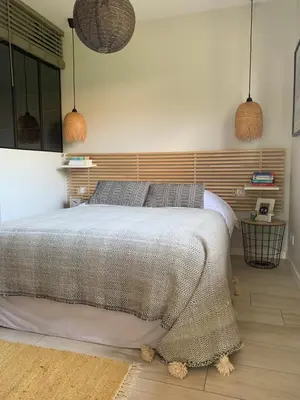 Un ou plusieurs lits dans un hébergement de l'établissement La cabane 62