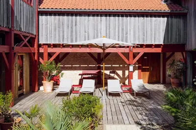 Jardin de l'établissement Hotel de La Plage