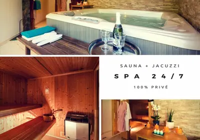 Plan de l'établissement SAUNA - JACUZZI - 100% PRIVÉ - L'ESTANTADA