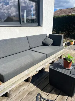 Coin salon dans l'établissement Villa Côte d'Argent