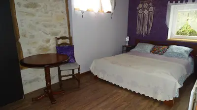 Un ou plusieurs lits dans un hébergement de l'établissement Chambres d'hôtes - Domaine Beau Sejour