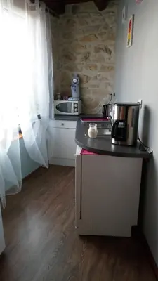 Cuisine ou kitchenette dans l'établissement Chambres d'hôtes - Domaine Beau Sejour