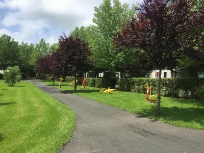 Jardin de l'établissement la ferme des 4 chenes