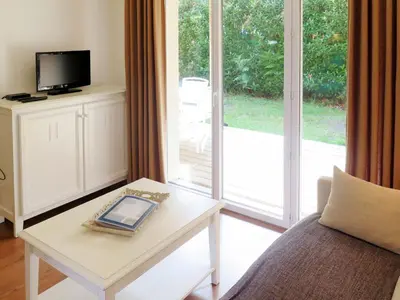 Télévision ou salle de divertissement dans l'établissement Apartment Les Cottages du Lac T1 Tradition by Interhome