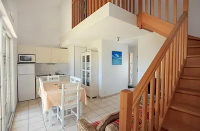 Cuisine ou kitchenette dans l'établissement Résidence Belle Dune Blanche, maisons et appartements