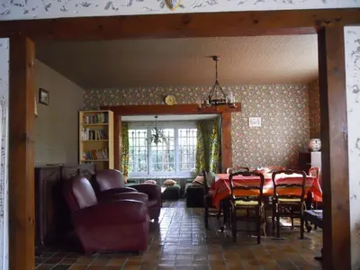 Coin salon dans l'établissement La palombe