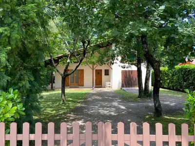 Jardin de l'établissement Villa Climatisée et Wifi Gujan à 5 mn du Bassin d'Arcachon