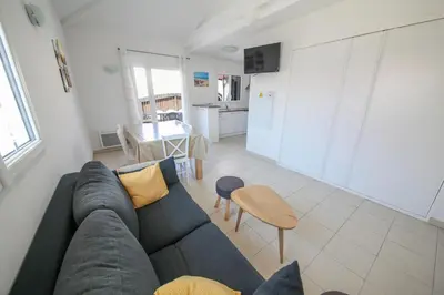 Cuisine ou kitchenette dans l'établissement Residence Plage Oceane