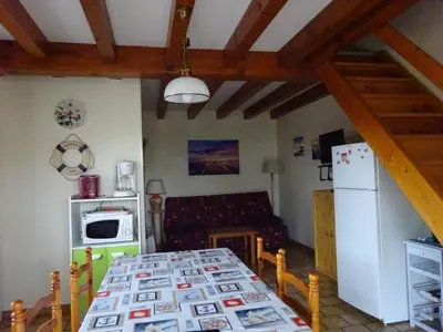 Cuisine ou kitchenette dans l'établissement Les Lagagnons