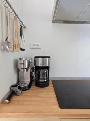 Cuisine ou kitchenette dans l'établissement Fare Bambou