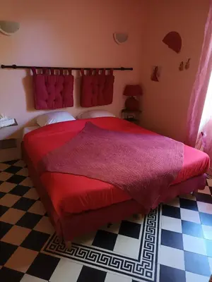Un ou plusieurs lits dans un hébergement de l'établissement Chambre d'Hôtes L'Airial