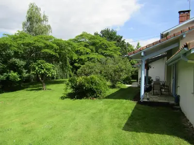 Jardin de l'établissement Gîte de Marcadé
