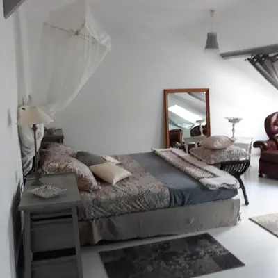 Un ou plusieurs lits dans un hébergement de l'établissement Maison Lalanne