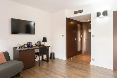 Télévision ou salle de divertissement dans l'établissement Hype Hôtel