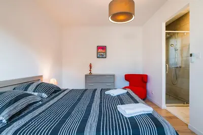 Un ou plusieurs lits dans un hébergement de l'établissement Villa cork contis 1