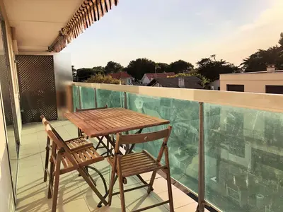 Balcon ou terrasse dans l'établissement JARDIN 308 Appartement avec Terrasse et Parking