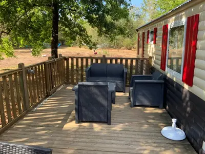 Balcon ou terrasse dans l'établissement Domaine de Labelo
