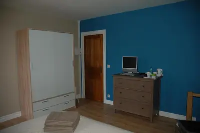 Télévision ou salle de divertissement dans l'établissement L'Horizon des Landes