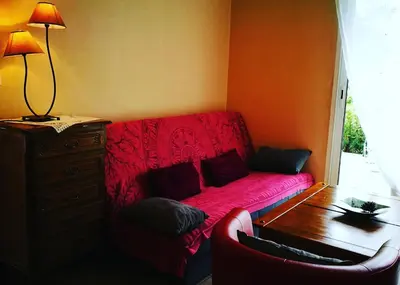 Coin salon dans l'établissement La canopée