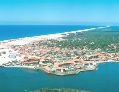 Vue générale sur la mer ou vue sur la mer prise depuis la maison de vacances