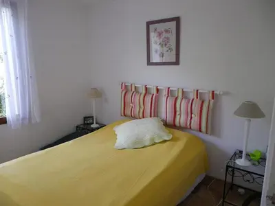 Un ou plusieurs lits dans un hébergement de l'établissement Villa au Pyla, Proximité Plage, Capacité 7 Pers. - FR-1-474-42