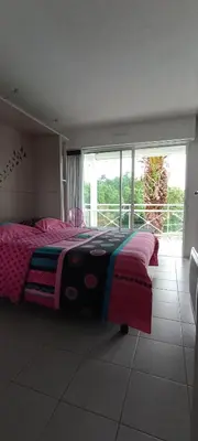 Un ou plusieurs lits dans un hébergement de l'établissement Location d Armelle - Moliets