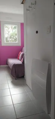 Un ou plusieurs lits dans un hébergement de l'établissement Location d Armelle - Moliets