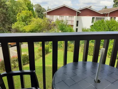Balcon ou terrasse dans l'établissement Studio cure avec accès direct Thermes