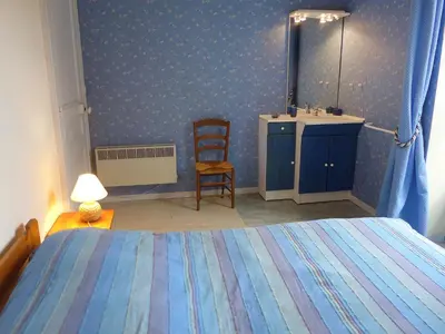 Un ou plusieurs lits dans un hébergement de l'établissement Holiday Home Le chant des milans by Interhome