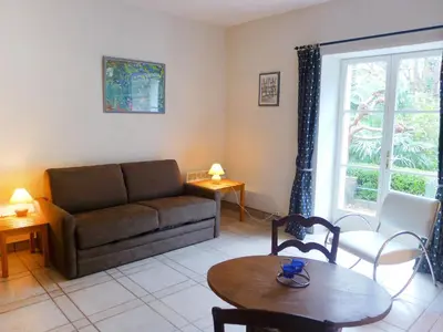 Coin salon dans l'établissement Holiday Home Le chant des milans by Interhome