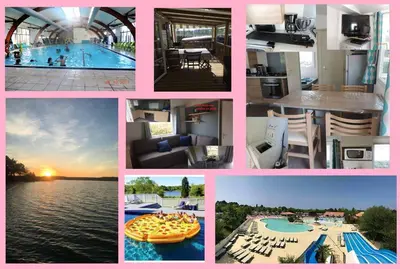 Plan de l'établissement Bungalow Confort Gastes Jacuzzi