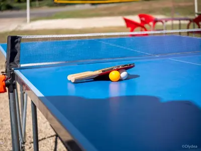 Tennis de table au sein de l'établissement Cassen Holiday for Eight Guests ou à proximité