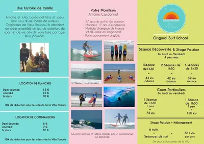 Plan de l'établissement La villa tamaris maison à partager